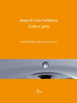 cover image of Gota a gota